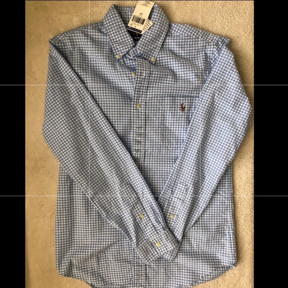 POLO RALPH LAUREN CLASSIC FIT GINGHAM BUTTON SHIRT
